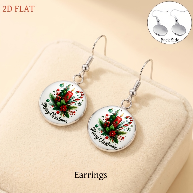 5pc Christmas Candle and Candy Cane Themed Women's Set